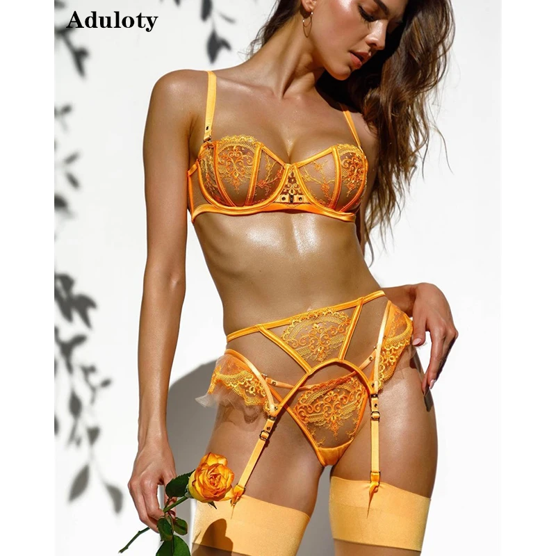 aduloty sexy lace embroidered lingerie thin